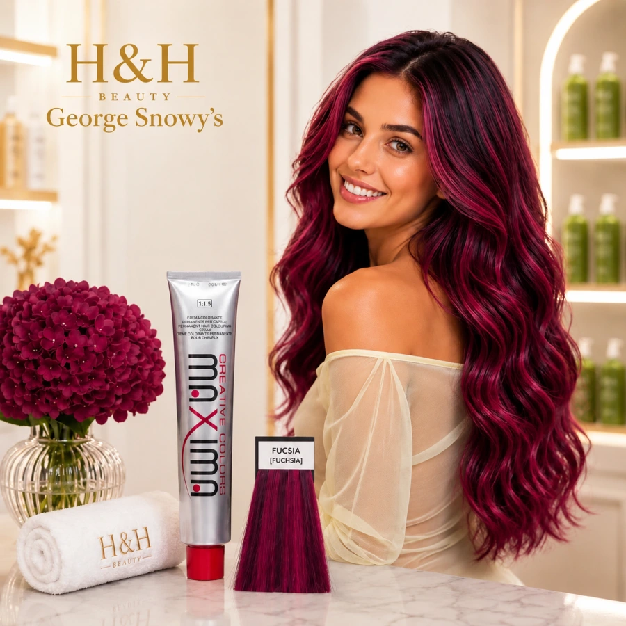 MAXIMA Farebný melír HAIR COLOR FUXIA – intenzívna ružová 100 ml