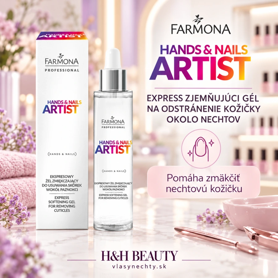 Farmona hands & nails artist express zmäkčujúci gél na odstránenie kožičky okolo nechtov