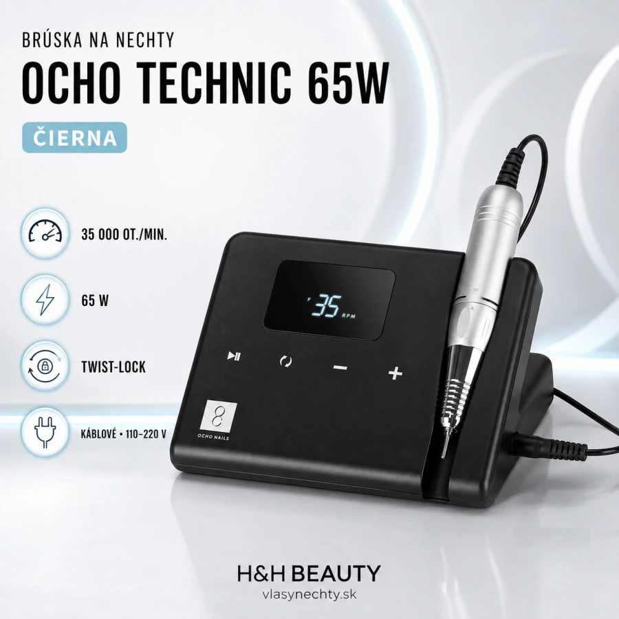 Brúska na nechty OCHO TECHNIC 65W čierna