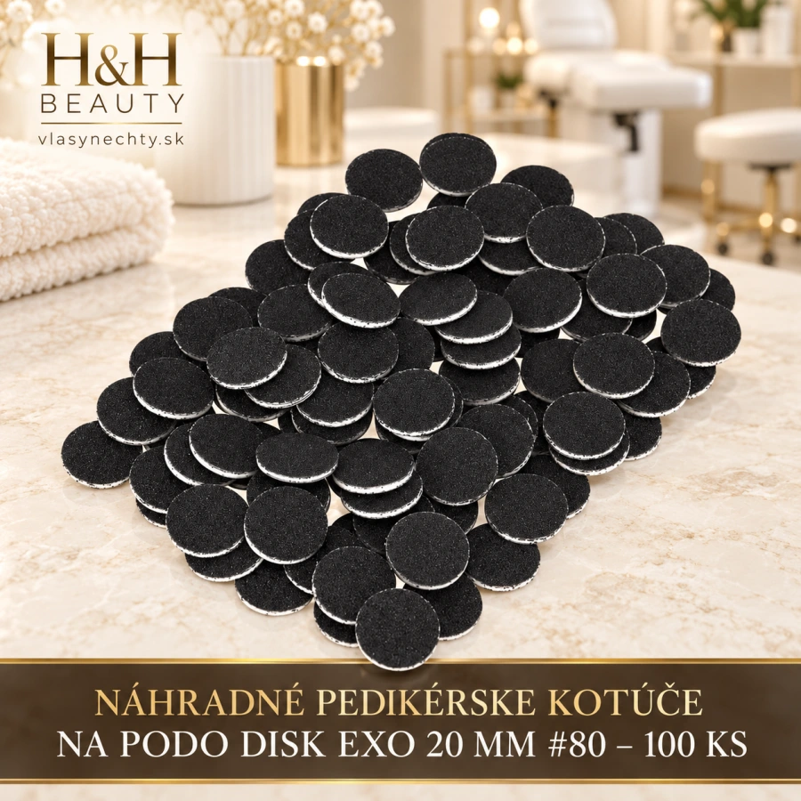 Náhradné pedikérske kutúče na pododisk EXO 20mm #80 100 ks.