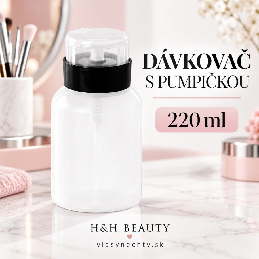 DÁVKOVAČ S PUMPIČKOU 220ML