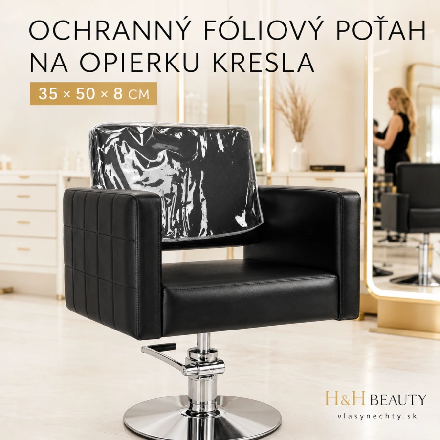 OCHRANNÝ FÓLIOVÝ POŤAH NA OPIERKU KADERNÍCKEHO KRESLA