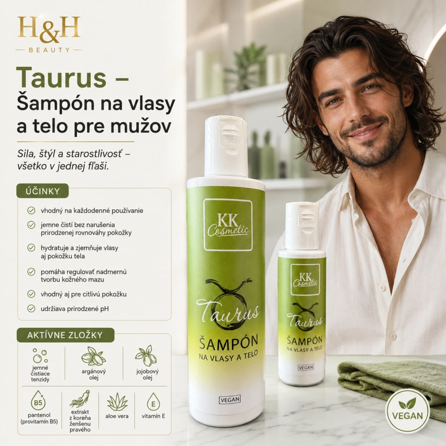 Taurus Šampón na vlasy a telo 100 ml