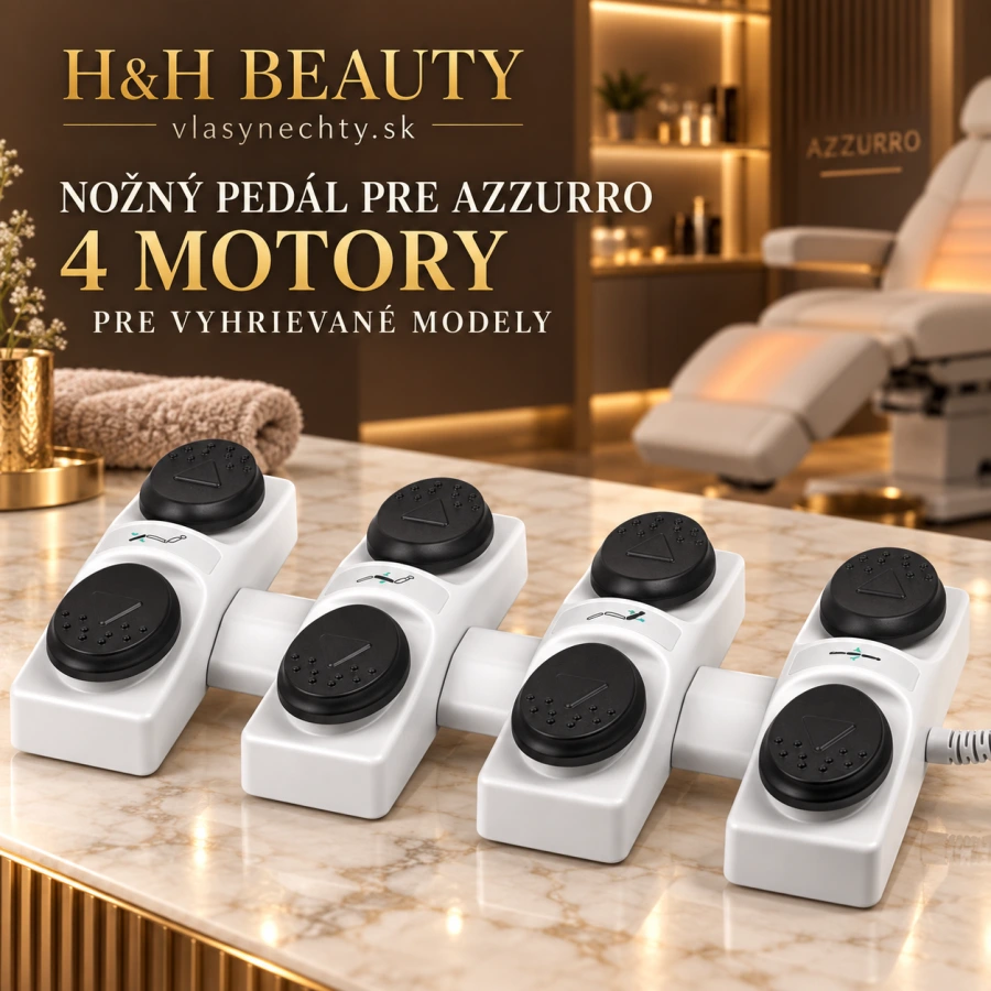 NOŽNÝ PEDÁL PRE AZZURRO – 4 MOTORY, VYHRIEVANÉ MODELY