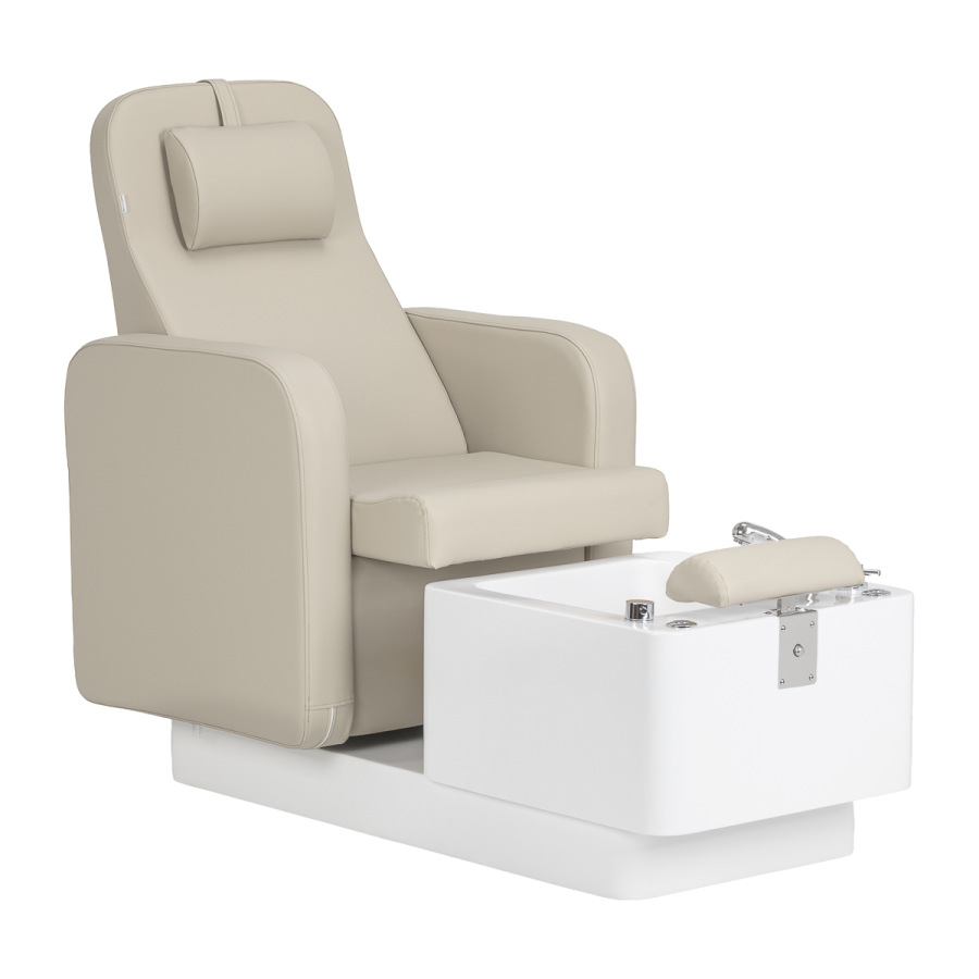 Kozmetické kreslo SPA na pedikúru Sillon Elysia krémový