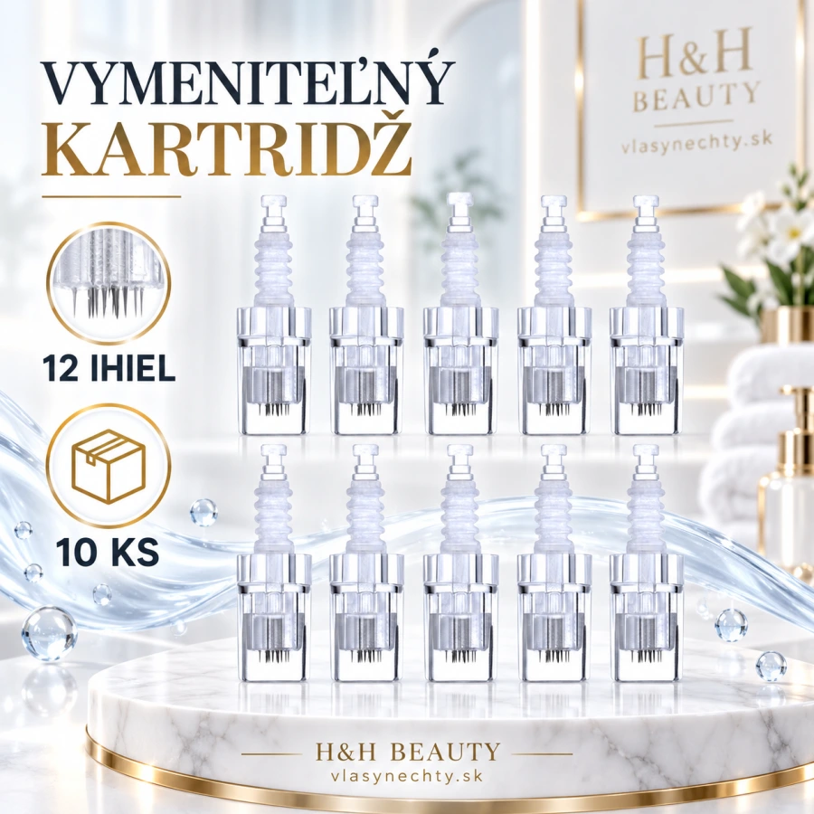 VYMENITEĽNÝ KARTRIDŽ S 12 IHLAMI DO DERMA PEN 10 KS