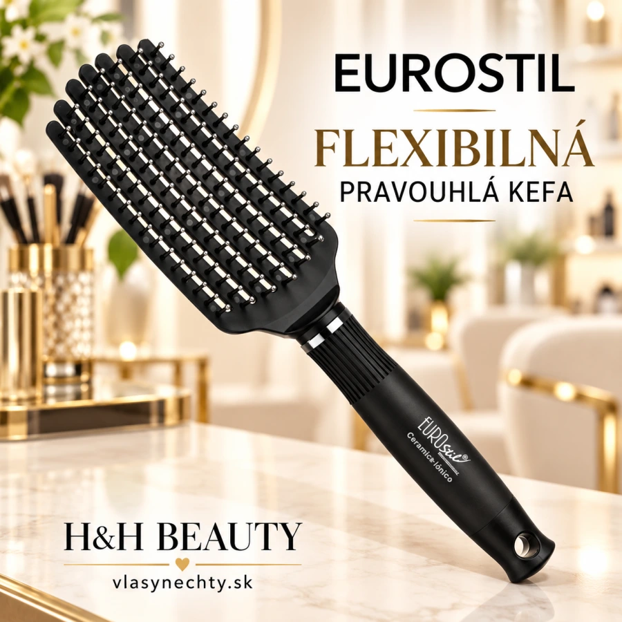 EUROSTIL FLEXIBILNÁ PRAVOUHLÁ KEFA