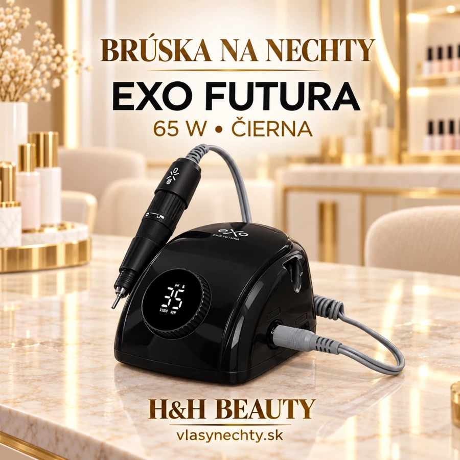 Brúska na nechty Exo Futura 65W čierna