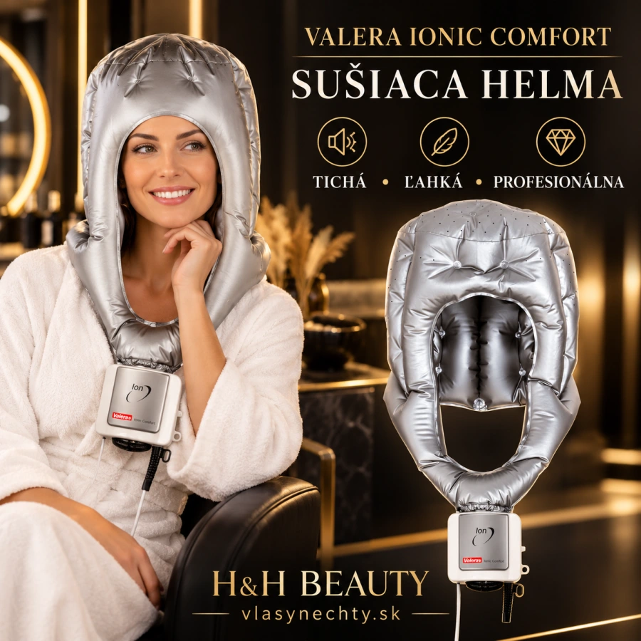 VALERA Kadernícka sušiaca helma IONIC COMFORT – tichá, ľahká a profesionálna