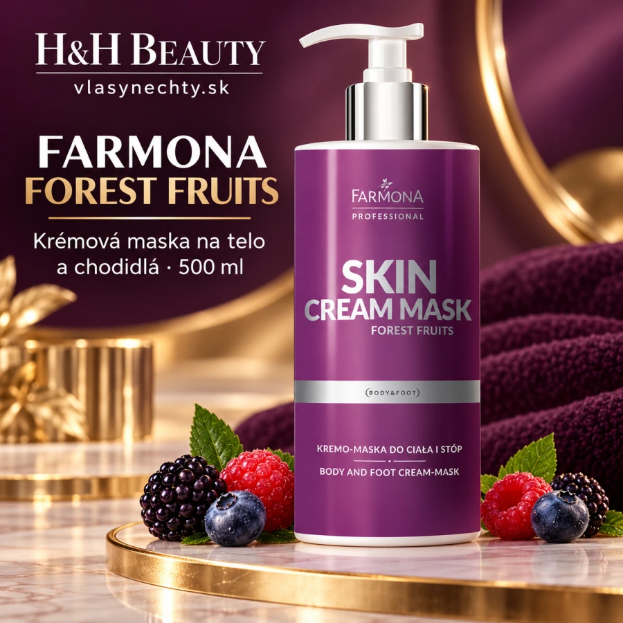 FARMONA KRÉMOVÁ MASKA NA TELO A CHODIDLÁ FOREST FRUITS 500 ML