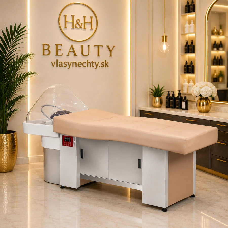 KADERNÍCKY UMÝVACÍ BOX GABBIANO Head Spa 017B bežový