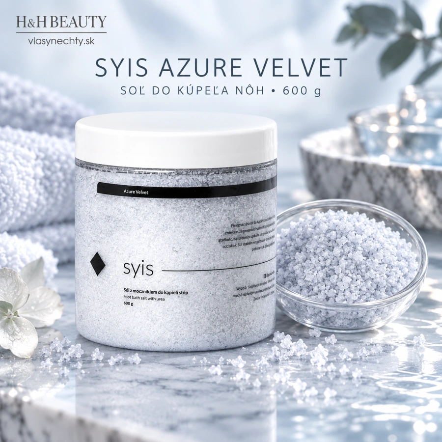 Syis Azure Velvet – Soľ do kúpeľa nôh s močovinou 600 g