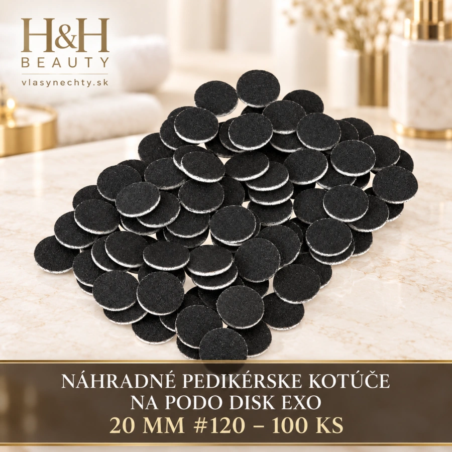 Náhradné pedikérske kutúče na pododisk EXO 20mm #120 100 ks.