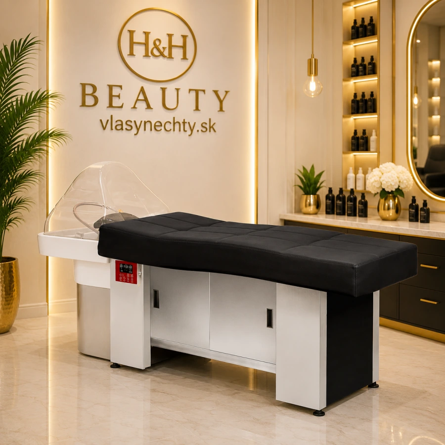 KADERNÍCKY UMÝVACÍ BOX GABBIANO Head Spa 017B čierny