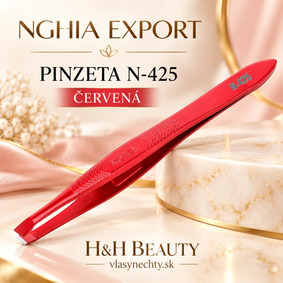 NGHIA EXPORT PINZETA N-425 ČERVENÁ