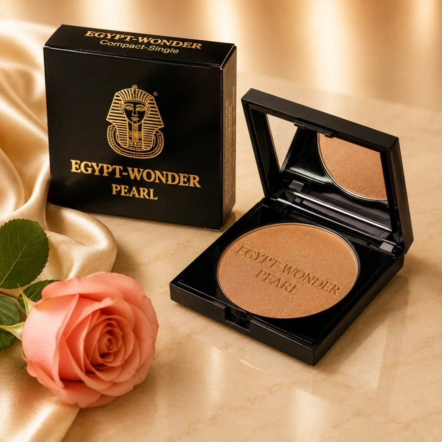 Egypt-Wonder púder kompaktný lesklý - egyptská hlinka