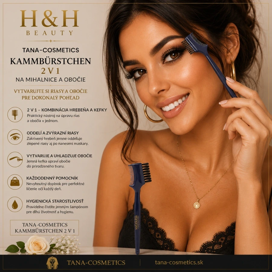 TANA-Cosmetics WIMPERNKÄMMCHEN - hrebeň na riasy