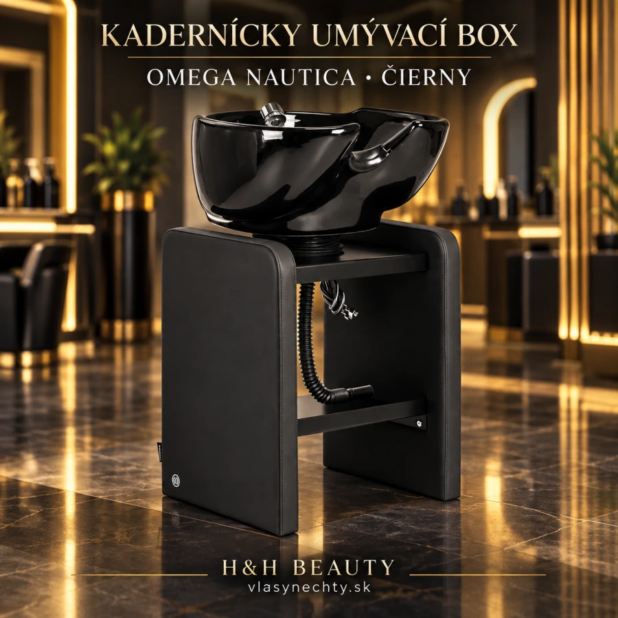 KADERNÍCKY UMÝVACÍ BOX Omega Nautica čierny