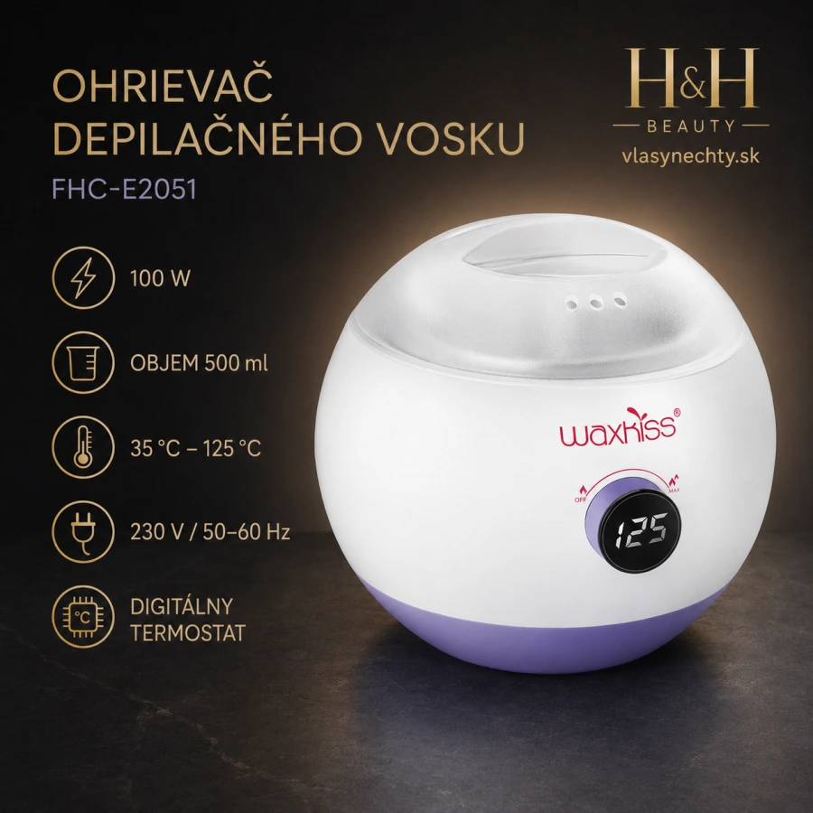 OHRIEVAČ DEPILAČNÉHO VOSKU FHC-E2051 100W