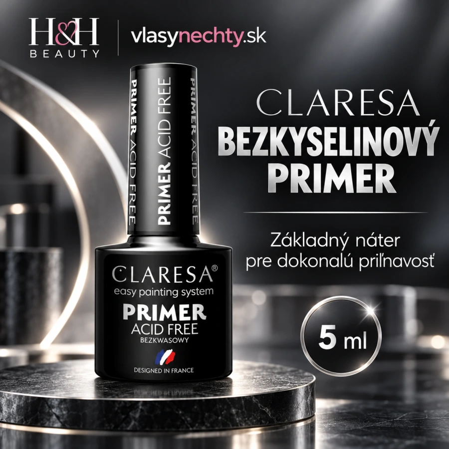 CLARESA Bezkyselinový Primer – Základný náter pre dokonalú priľnavosť 5 ml