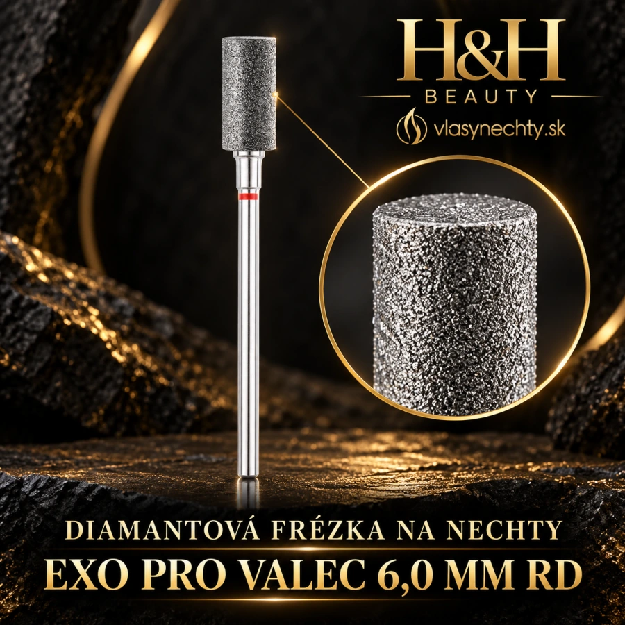 DIAMANTOVÁ FRÉZKA NA NECHTY EXO PRO VALEC 6,0MM RD
