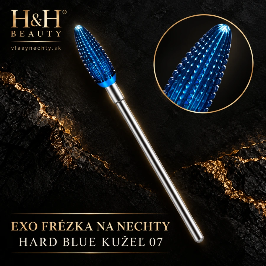 EXO FRÉZKA NA NECHTY HARD BLUE KUŽEĽ 07