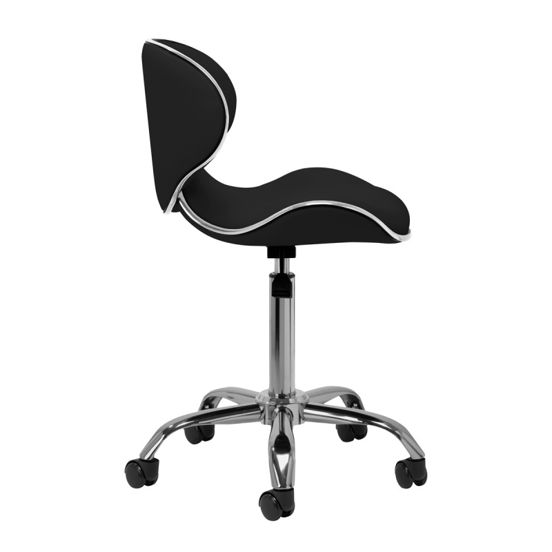 Taboret kosmetyczny Gabbiano Q-4599 czarny 1