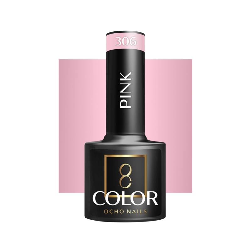 OCHO NAILS HYBRIDNÝ LAK NA NECHTY pink 306 -5 g