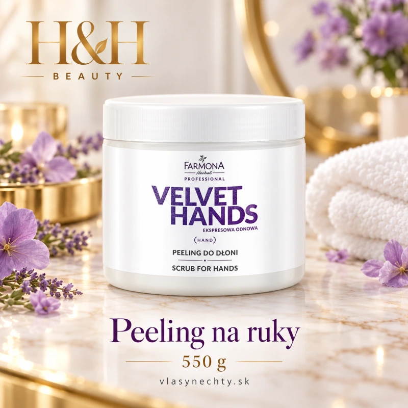 FARMONA VELVET HANDS Peeling na ruky 550g