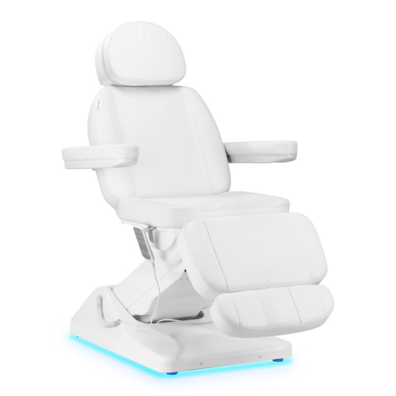 Elektrické kozmetické kreslo SILLON Luxury 3 motory biele 1