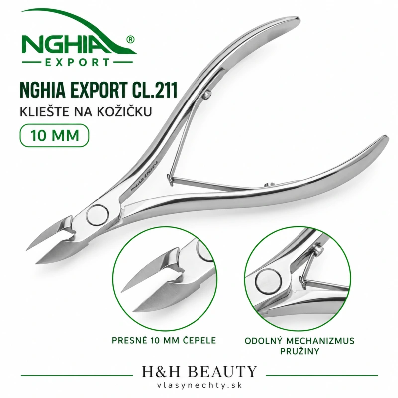 NGHIA EXPORT kliešte na kožičku CL.211 10mm