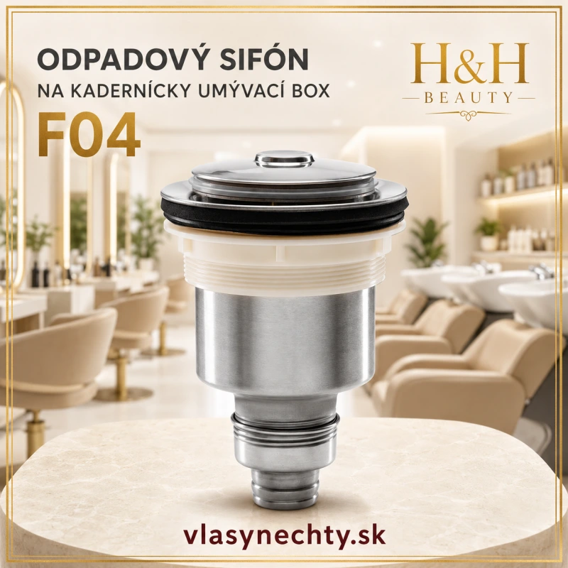 ODPADOVÝ SIFÓN NA KADERNÍCKY UMÝVACÍ BOX F04