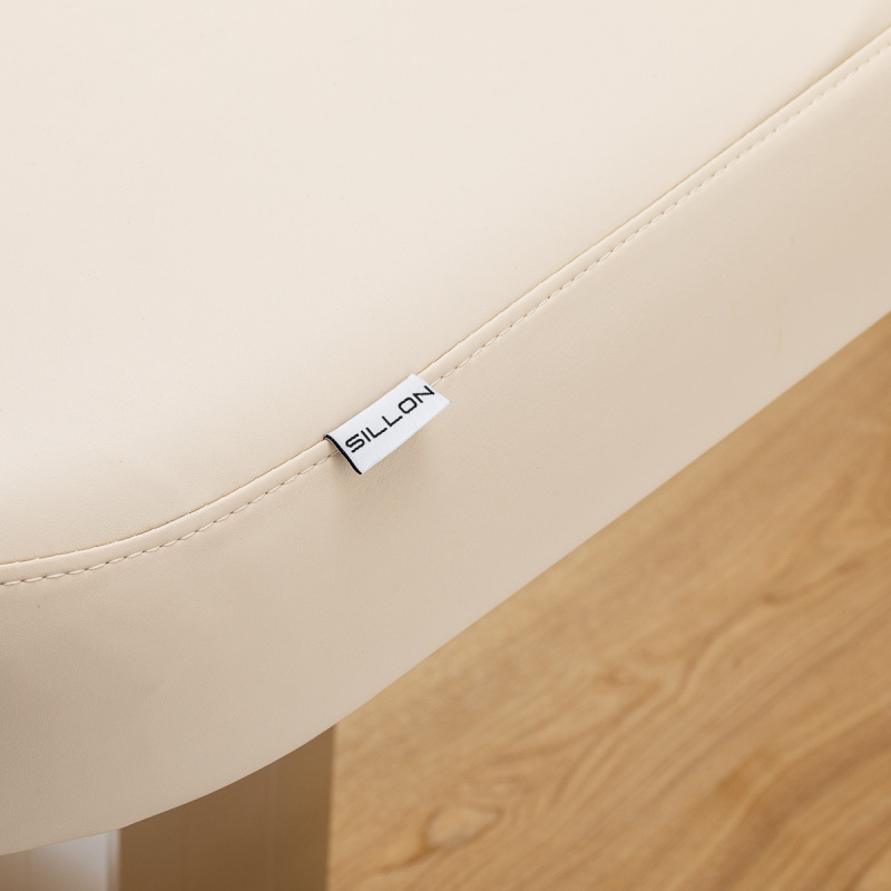 Leżanka SPA Sillon Comfort kremowa z jasnobrązową podstawą 15