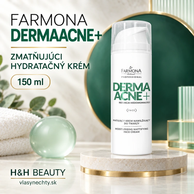 FARMONA DERMAACNE+ Zmatňujúci hydratačný krém 150ml
