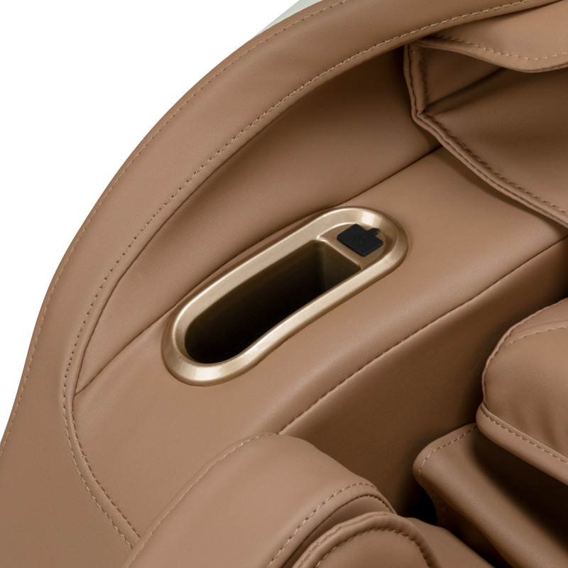 Fotel masujący Sakura Luxury 808 biało beżowy 12