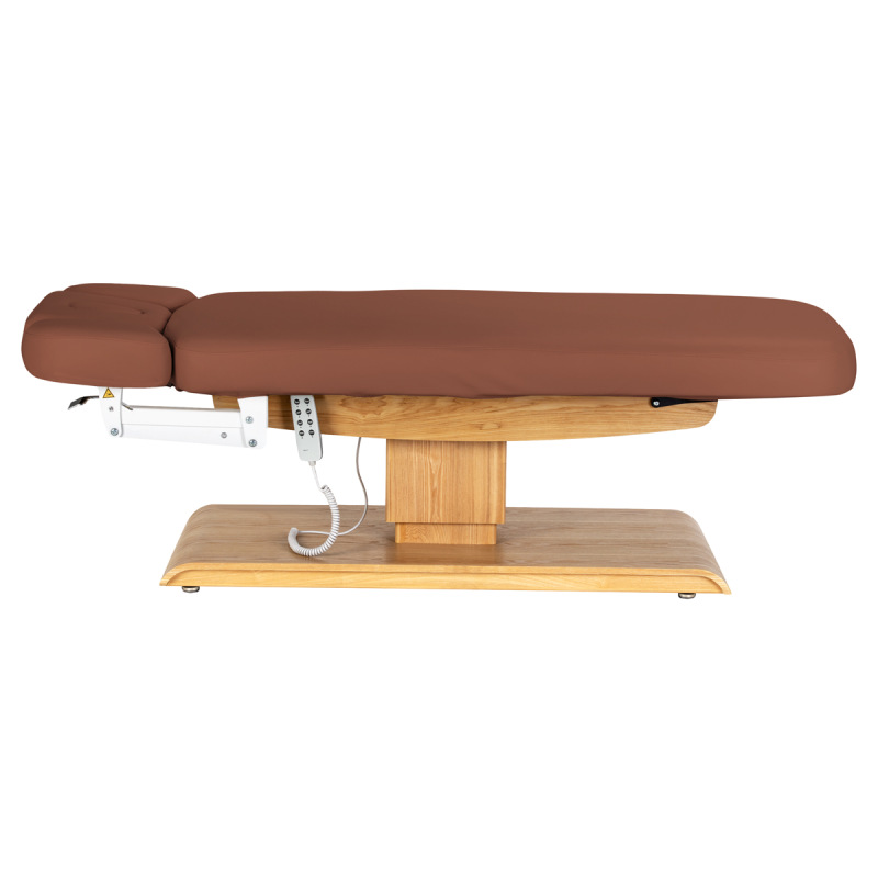 KOZMETICKÉ SPA LEHÁTKO Sillon Relax SPA, hnedé s svetlo hnedou základňou 4