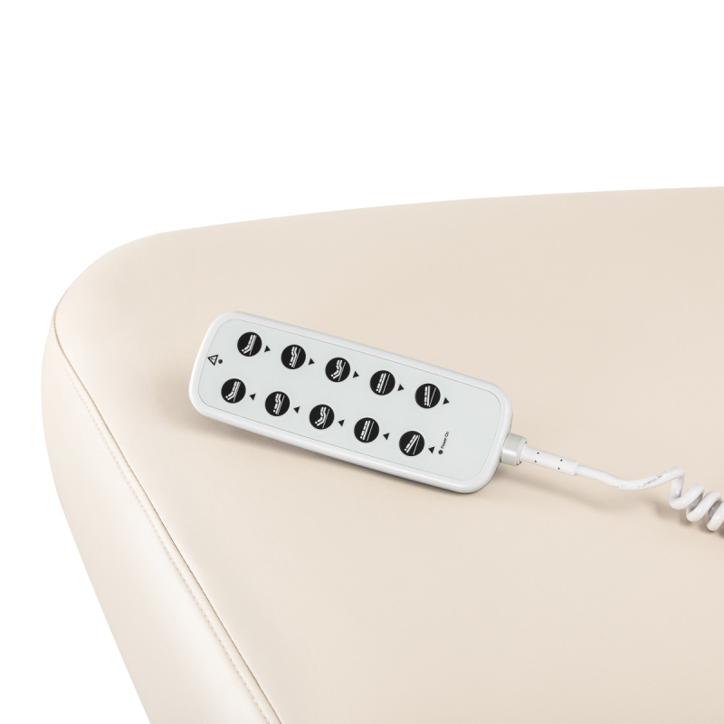 Leżanka SPA Sillon Comfort kremowa z jasnobrązową podstawą 14