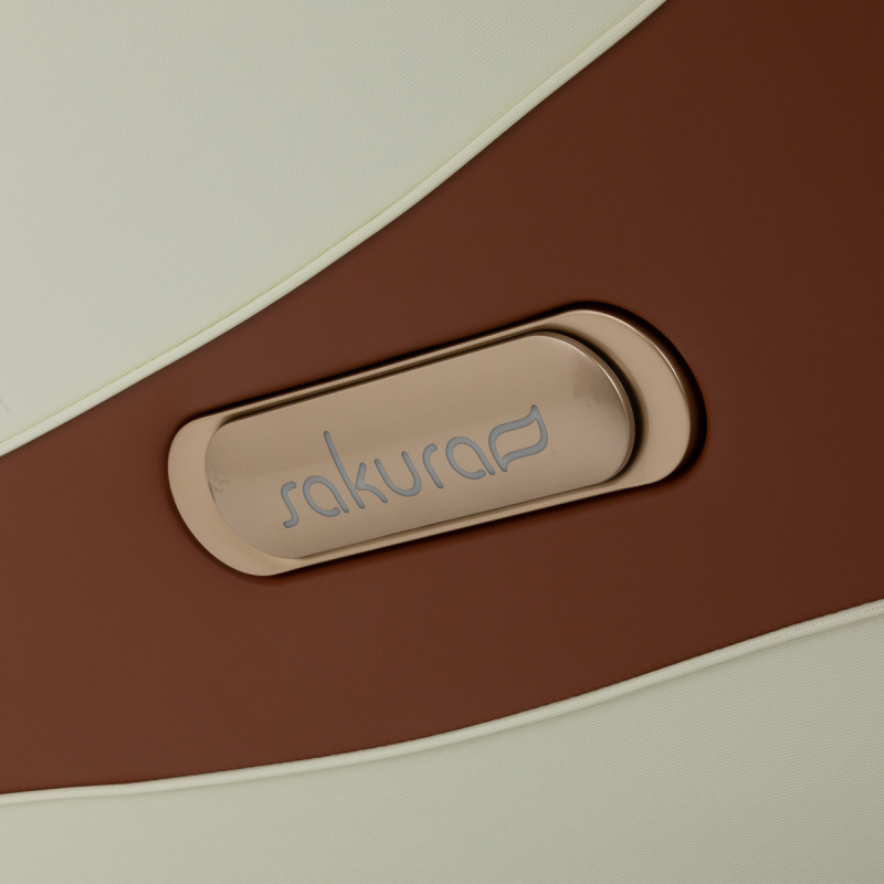 Fotel masujący Sakura Luxury 808 biało beżowy 17