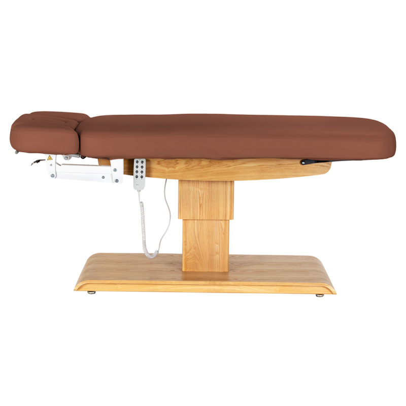 KOZMETICKÉ SPA LEHÁTKO Sillon Relax SPA, hnedé s svetlo hnedou základňou 5