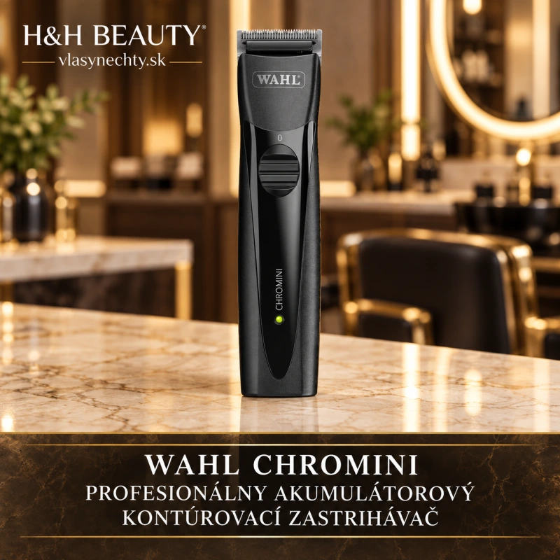 WAHL CHROMINI – Profesionálny akumulátorový kontúrovací zastrihávač