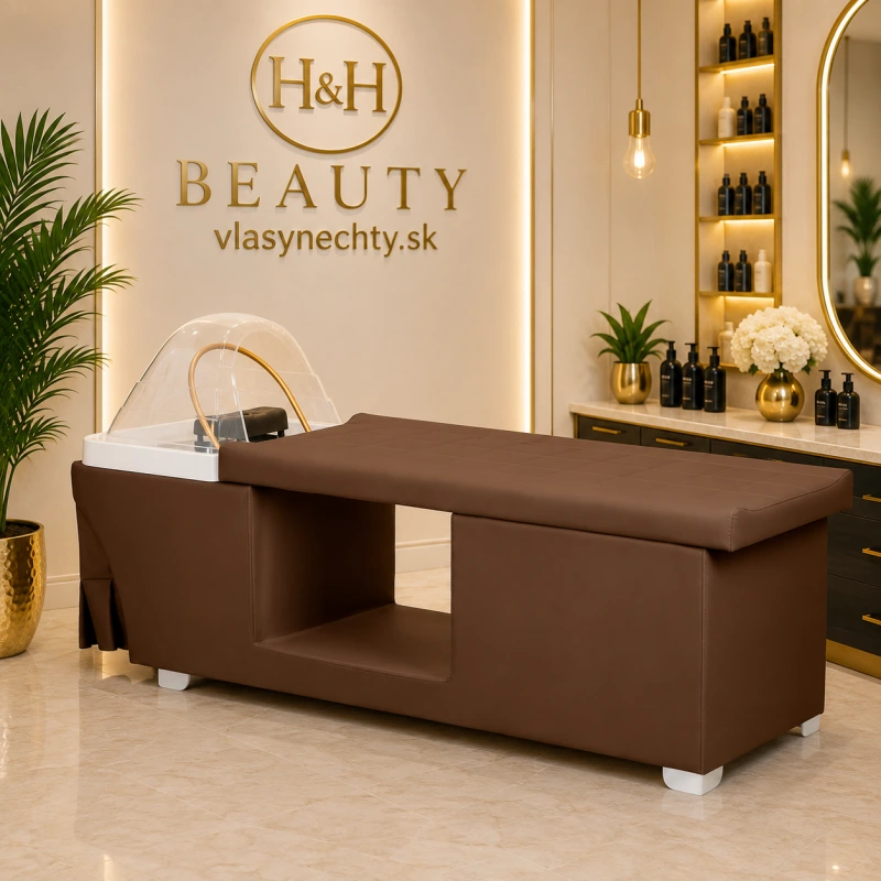 KADERNÍCKY UMÝVACÍ BOX GABBIANO Head Spa Maldives hnedý