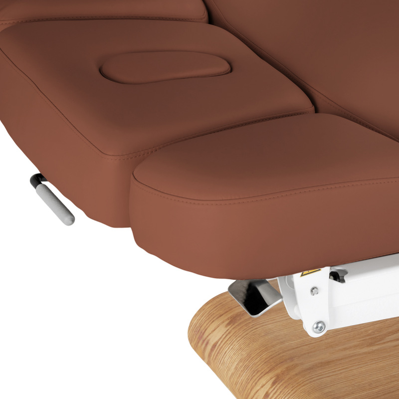 KOZMETICKÉ SPA LEHÁTKO Sillon Relax SPA, hnedé s svetlo hnedou základňou 8