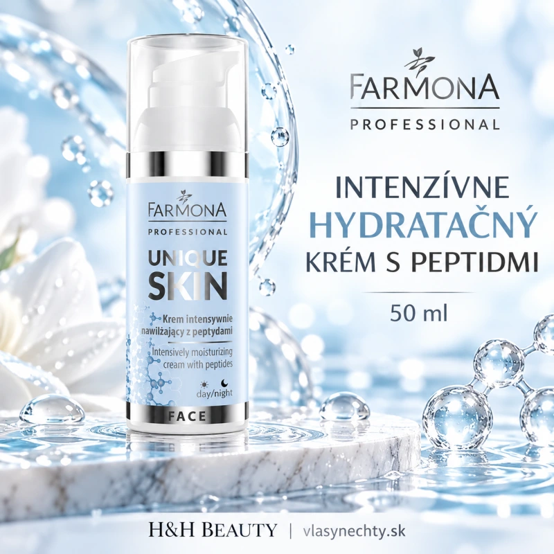 Farmona UNIQUE SKIN intenzívne hydratačný krém s peptidmi 50 ml