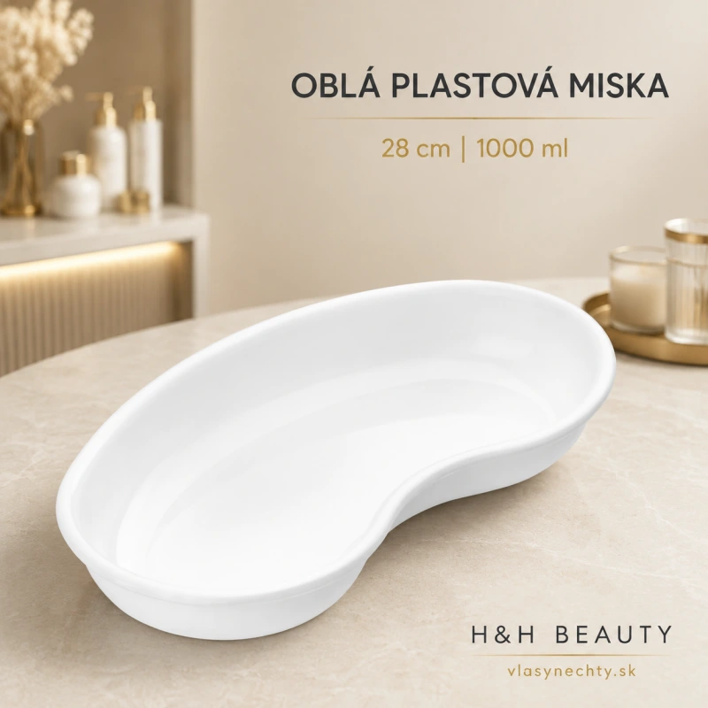 OBLÁ PLASTOVÁ MISKA 28 CM (1000ml)