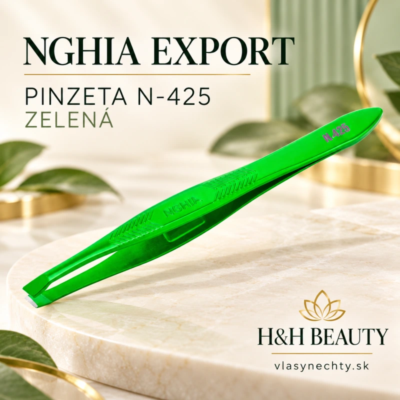 NGHIA EXPORT PINZETA N-425 zelená