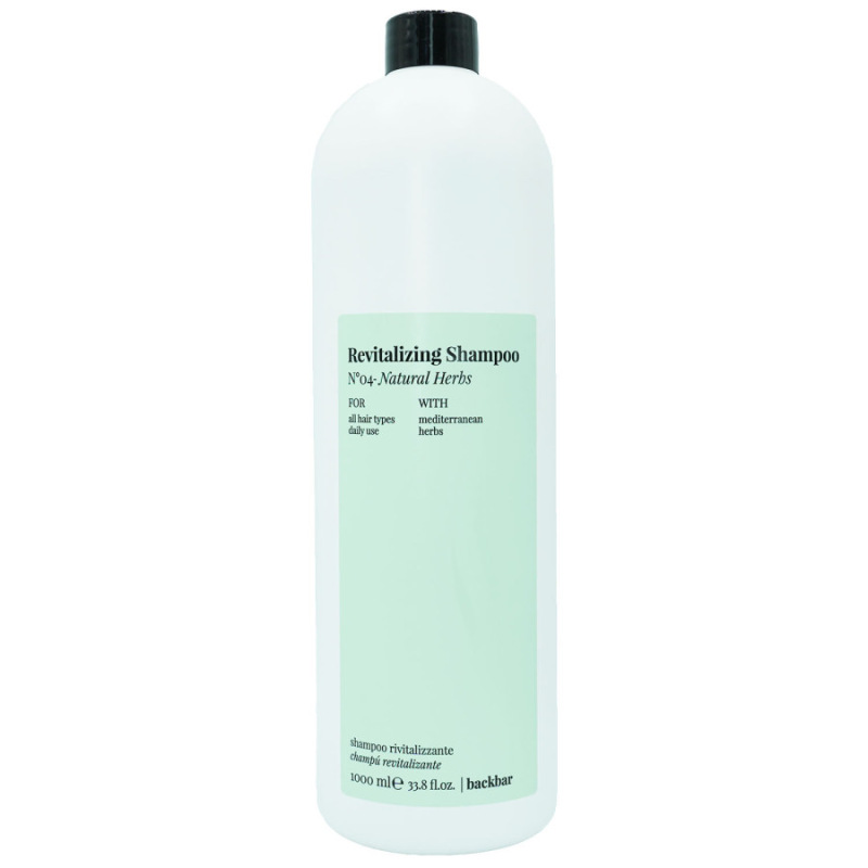 Farmavita BACKBAR REVITALIZING SHAMPOO Č.04 - PRÍRODNÉ BYLINKY 1000ml 1