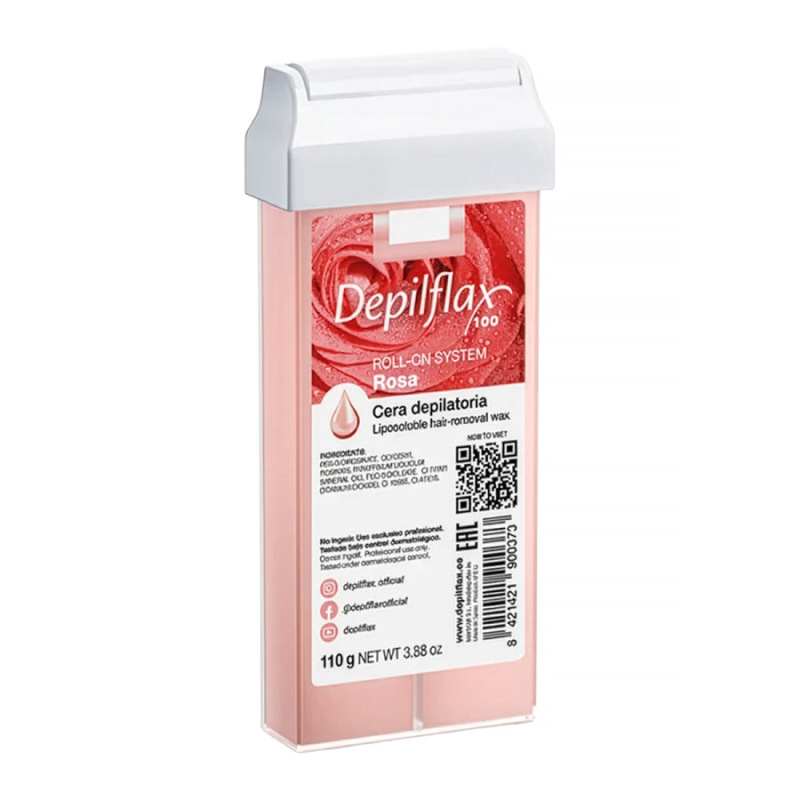 Depilflax 100 depilačný vosk v rolke Rosa Creamy Roll-on 110 g 1