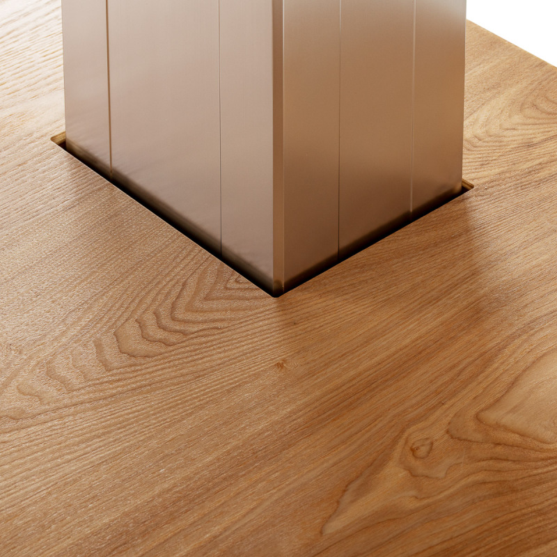 Leżanka SPA Sillon Comfort kremowa z jasnobrązową podstawą 13