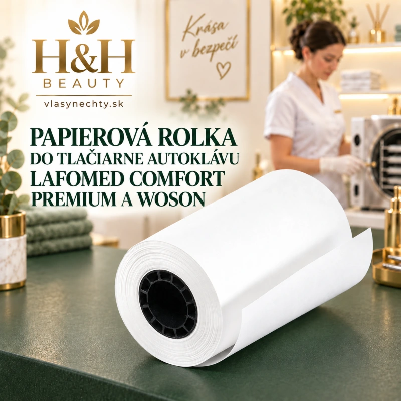 PAPIEROVÁ ROLKA DO TLAČIARNE AUTOKLAVU LAFOMED COMFORT, PREMIUM A WOSON