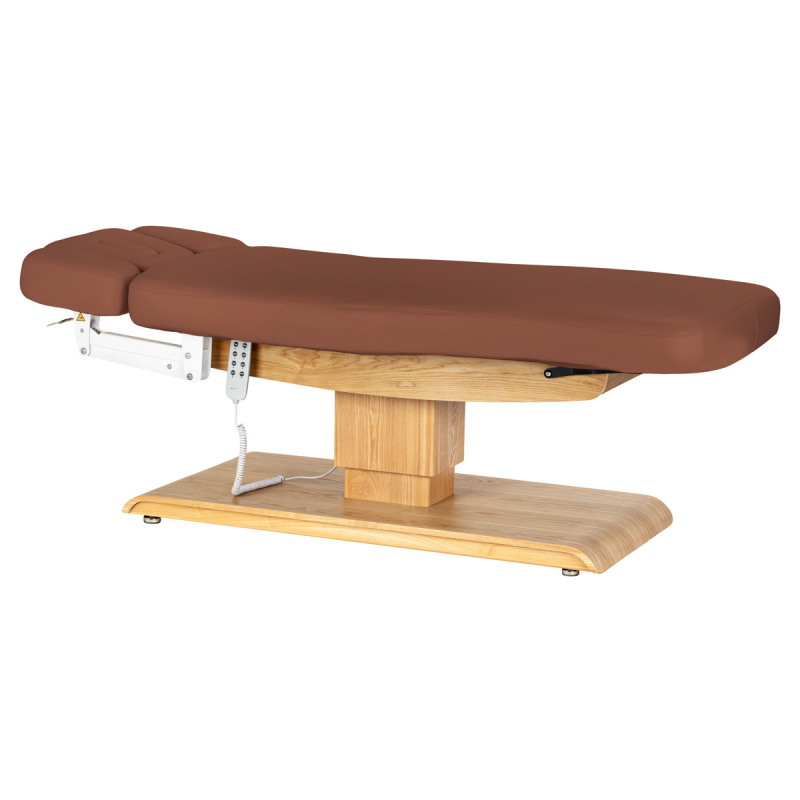 KOZMETICKÉ SPA LEHÁTKO Sillon Relax SPA, hnedé s svetlo hnedou základňou 3